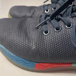 Nobull  Women’s 8.5 Navy Blue/Multicolored Sole Lightning Trainer Sneakers Photo 5