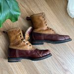 Frye Veronica 100% Leather Fur Sherling Winter Snow Duck Boots Photo 5