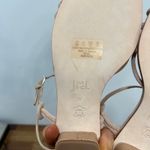J. McLaughlin  Womens Sandals 8 Nude Strappy Kitten Heel NEW Reptile Heel Minimal‎ Photo 12