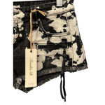 Franky B. NWT Battlefield Odyssey Shorts Low Rise Black White Size 26 Casual New Photo 2