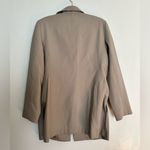 Ellen Tracy Linda Allard  Womens Blazer Jacket Wool Beige Long Career Work Photo 1