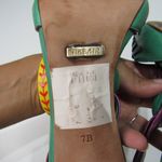 Cole Haan Vivian Air Heel Sandal Shoes Green Purple Size 7B Photo 8