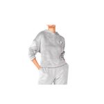 Joyspun Penguin Patch Cropped Teddy Hoodie Gray Size XL Cozy Winter Soft Casual Photo 1