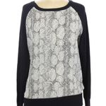 Joie  black silk cashmere blend sweater medium M Excellent Condition RARE HTF Photo 5