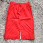 Vintage Red Blazer and Pants Set with Feather Accent Size undefined Photo 5