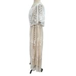Baltic Born  The Leon White Off Shoulder Maxi Dress Lace Crochet Size XL Photo 6