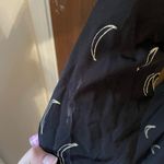 Vtg Witch moon midi dress black Size M Photo 4