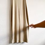 LNA  Gaia Midi Ribbed Dress New in Pale Khaki Tan Size Small Photo 5