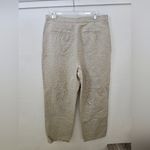 Liz Claiborne  Vintage Kylie Oatmeal Cream Linen High Rise Pleated Pants Size 10 Photo 2