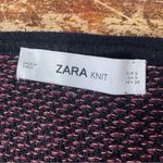 ZARA  Metallic Sparkle Knit Long‎ Line Duster Cardigan Small Photo 6
