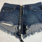 Free People Soft & Relaxed Cut Off Denim Shorts Size 28 Festival Beach OB562991 Photo 9