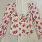 Aritzia Wilfred Floral Blouse Photo 0