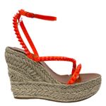 Christian Louboutin  Mafaldina Zeppa 120 Wedge Sandal Orange Size 40 Photo 2