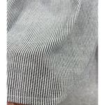 Brandy Melville  Women's Off Shoulder Blouse Blue White Striped Long Sleeve O/S Photo 6