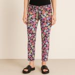 Bongo Vintage Y2K  Jeans Floral Print Straight Leg Junior's 7 Women's Size 8 | 10 Photo 9