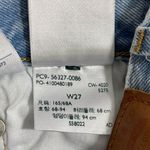 Levi's Premium 501 Original Fit High Rise Shorts Size 27 Luxor Heat Light Wash Photo 8