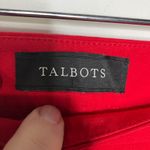 Talbots red Chatham ankle pants slacks women's size 4P petite professional Photo 4