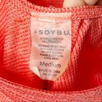 Soybu  Coral Athletic Criss Cross Tank Top Medium Photo 2