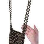 Old Navy Vintage  Y2K Wood Beaded Purse‎ Photo 2