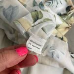 Avant Look Women's Puff Sleeve Off The Shoulder Floral Pleated Dress Cream Size Size L Photo 11