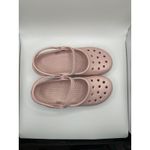 Crocs  Women's Size 8 Pink Mary Jane Flat Sandals Shoes  Flats Photo 3