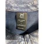 Members Mark Shirt Women Large Blue Acid Wash Denim Relaxed Soft Knit Button New Photo 11