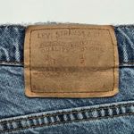 Levi's 551 Relaxed Fit Tapered Leg Denim Blue Jeans 90s Vintage 16 Long Photo 11