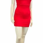 Nasty Gal Sz 4 Clubwear Party Casual Square Neckline Red Spaghetti Strap Dress Photo 1