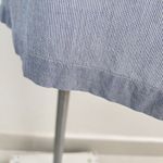 Madewell  braids Sleeve midi Dress XSMALL White Blue WOMENS Photo 6