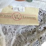 Winter Lennon Lace Strapless Top Bra White Size L Photo 4