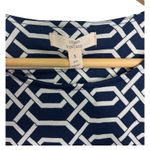 Como vintage  Dress Womens Small Blue Geometric Stretch Casual Office Classic Photo 2