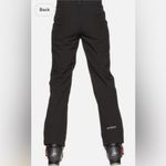 Obermeyer Women’s Summit Softshell Pants Sz 14 Black Insulated Ski Snowboard Photo 2