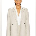 ANINE BING NWT  Womens M Diana Blazer Beige Double Breasted Oversized Photo 1