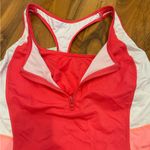 Lands end 1 piece swim coral color 16L vacation summer modest bathing suit Pink Size undefined Photo 1