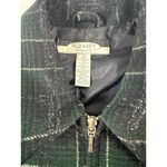  Vintage Y2K Old Navy Zip Up Plaid Jacket Blazer Women’s Medium Green Photo 2
