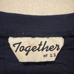 Together Vintage Navy Knit Sweater Blue Size undefined Photo 2