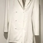 Chic White Women's Blazer Size M Photo 0