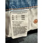 American Eagle  Jeans Women 6 Short Baggy Straight Super High Rise Distressed Photo 4
