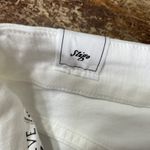 Frank & Eileen  SLIGO Womens Sz 28 White Cotton Stretch Raw Hem Jeans EXC Photo 7