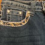 ✨ Rebel Jeans Bootcut Rhinestone Embellished Denim ✨ Blue Size 1J Photo 3