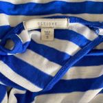 Pleione Maxi Dress Stripe Blue S Sleeveless Photo 4