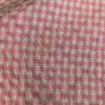 Vintage 80s Embroidered Shirt Pink Gingham Button Up Dalmatian Puppy Oversized White Size XL Photo 6