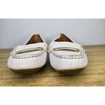 Calvin Klein  Women's Size 6.5 White Faux Leather Leonie Loafer Flats Photo 7
