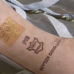 Antonio Melani Nude velvet Strappy Mesh stiletto heels Beige Buckle Leather| 8M Photo 6