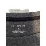 Lands' End Gray Long Sleeve T Shirt Sequin Fox Graphic Women Size L Photo 2