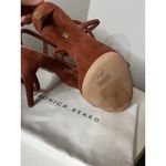 Veronica Beard NIB Marceline Suede Heels 8 Redwood Strappy Ankle Strap Sandals Photo 6