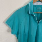 Adidas Women's Teal Short Sleeve Polo Photo 2