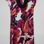 Sweet Storm Womens S Floral Print Short Sleeve V Neck Sheath Dress Trendy Vaca # Photo 0