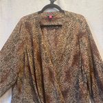 Vince Camuto  Fashion Top Plus Size Top Animal Print Blouse Womens XXL Photo 1