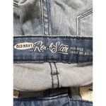 Old Navy  Blue Jeans Mid Rise Straight Leg Size 4 Cropped Photo 3